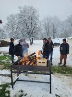 Un bon feu, ça réchauffe.