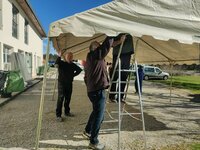 Sous les yeux du maître ès-chapiteau