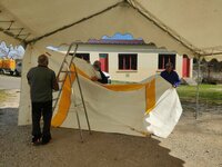 Montage des fermetures latérales