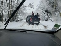 Le sauvetage des Lips, bloqués dans la neige.